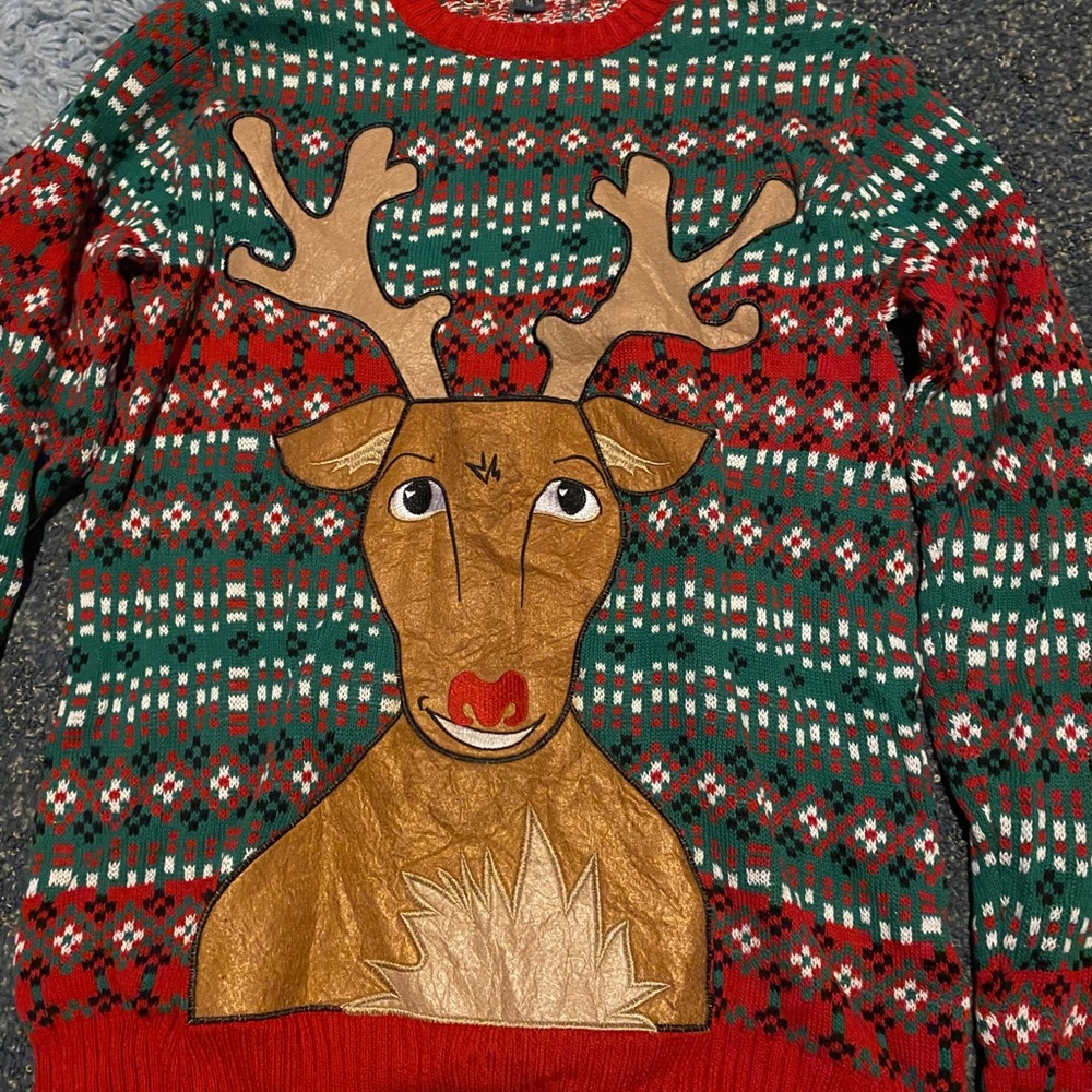 Reindeer "ugly" Christmas Sweater